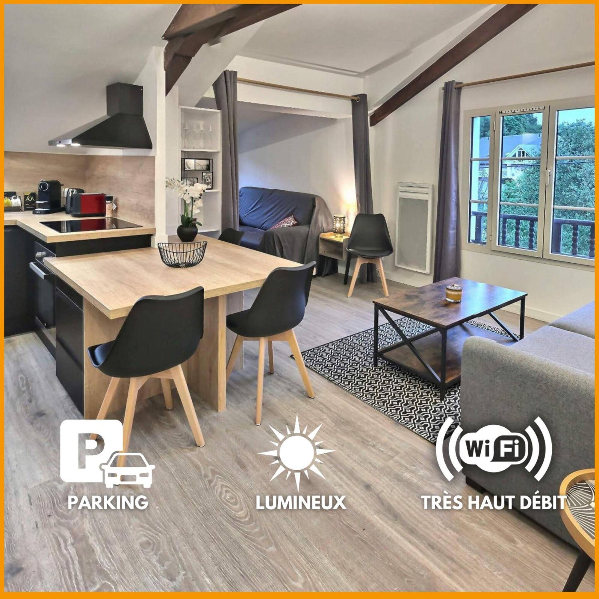 Magnifique, T2 Bis Spacieux & Calme, Neuf, Parking Gerde Exterior photo